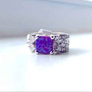 Purple Opal Ring - size 6